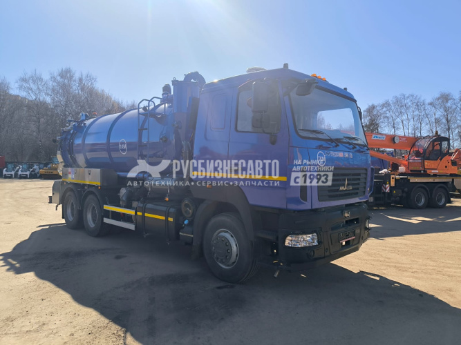 Купить ТКМ-630 (илосос МАЗ 6312С9-8575-012, 15м3+1,5м3 (ил/вода), насос 3300 м3/час, сист.гидроразмыва) в компании Русбизнесавто - изображение 1