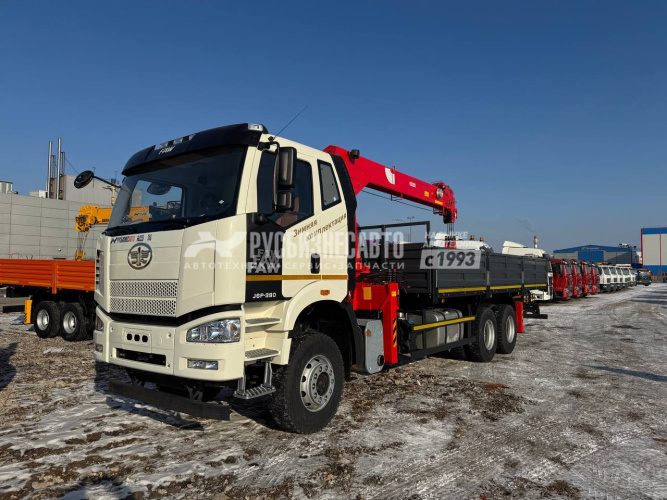 Купить КМУ FAW 3250 (6*4, 390л.с., Евро-5) + HANGLIM KS2305 верх.упр. + борт сталь 7,5м. РМЗ в компании Русбизнесавто - изображение 0