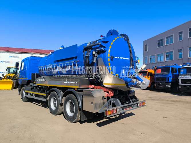 Купить ТКМ-630 (илосос МАЗ 6312С9-8575-012, 15м3+1,5м3 (ил/вода), насос 3300 м3/час, сист.гидроразмыва) в компании Русбизнесавто - изображение 6