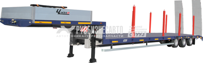 Купить ЧМЗАП 99064-042-02-М4 Полуприцеп-тяжеловоз трал в компании Русбизнесавто - изображение 1