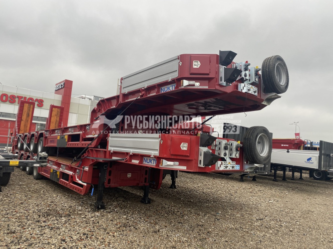 Купить Полуприцеп трал низкорамный NUKTE NKT407, 4 оси не раздвижной г/п 57500 кг в компании Русбизнесавто - изображение 1