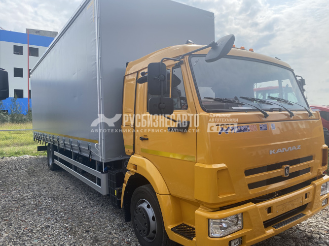 Купить КАМАЗ 4388-010-69 Бортовой автомобиль с каркасом и сдвижными шторами 8500*2550*2850 мм на базе 4308 в компании Русбизнесавто - изображение 0