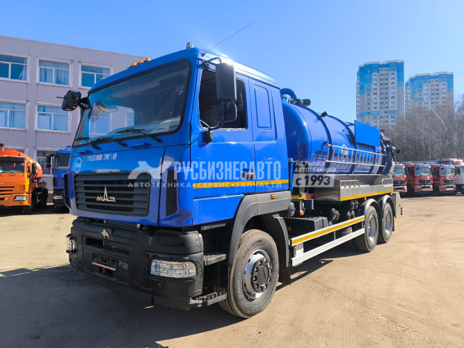 Купить ТКМ-630 (илосос МАЗ 6312С9-8575-012, 15м3+1,5м3 (ил/вода), насос 3300 м3/час, сист.гидроразмыва) в компании Русбизнесавто - изображение 7