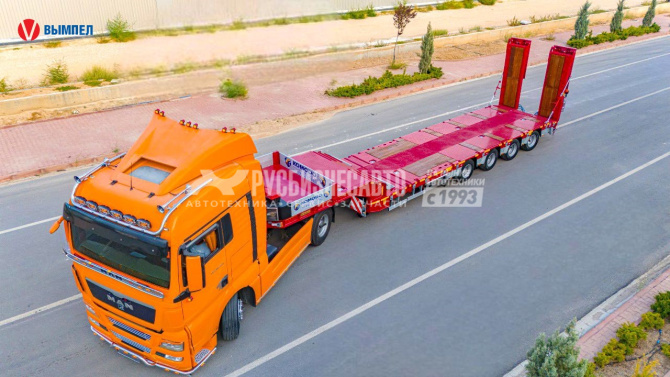 Купить Полуприцеп трал KOMODO KMD4L раздвижной 4 оси г/п 58 400 кг в компании Русбизнесавто - изображение 8