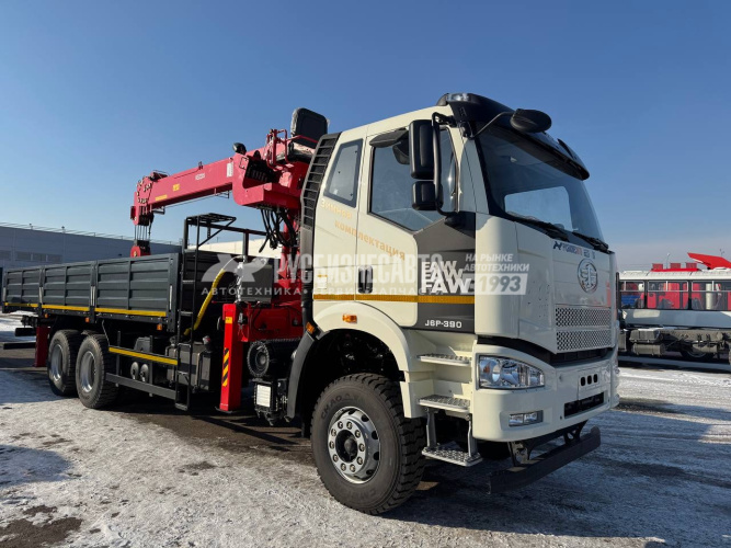 Купить КМУ FAW 3250 (6*4, 390л.с., Евро-5) + HANGLIM KS2305 верх.упр. + борт сталь 7,5м. РМЗ в компании Русбизнесавто - изображение 4