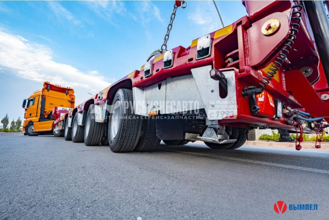 Купить Полуприцеп трал KOMODO KMD4L раздвижной 4 оси г/п 58 400 кг в компании Русбизнесавто - изображение 2