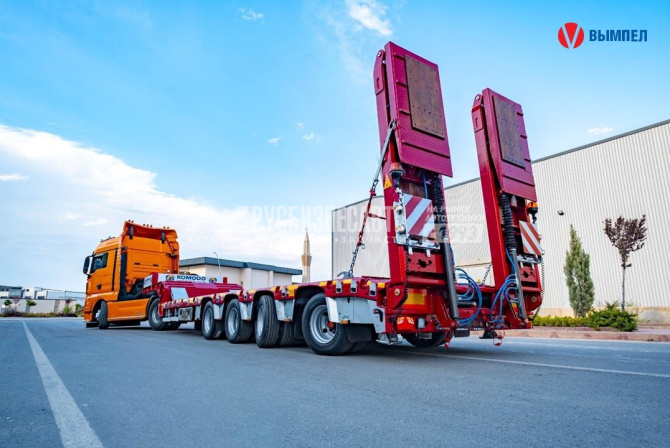 Купить Полуприцеп трал KOMODO KMD4L раздвижной 4 оси г/п 58 400 кг в компании Русбизнесавто - изображение 7