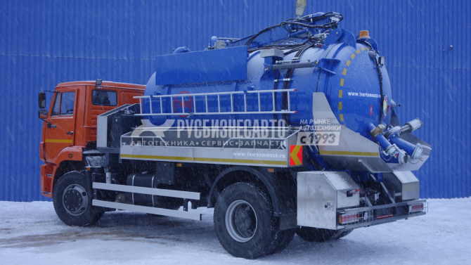 Купить ТКМ-621 (илосос, КАМАЗ-53605-3952-48, 8+1м3, насос 1850 м3/час, сист. гидроразмыва) в компании Русбизнесавто - изображение 0