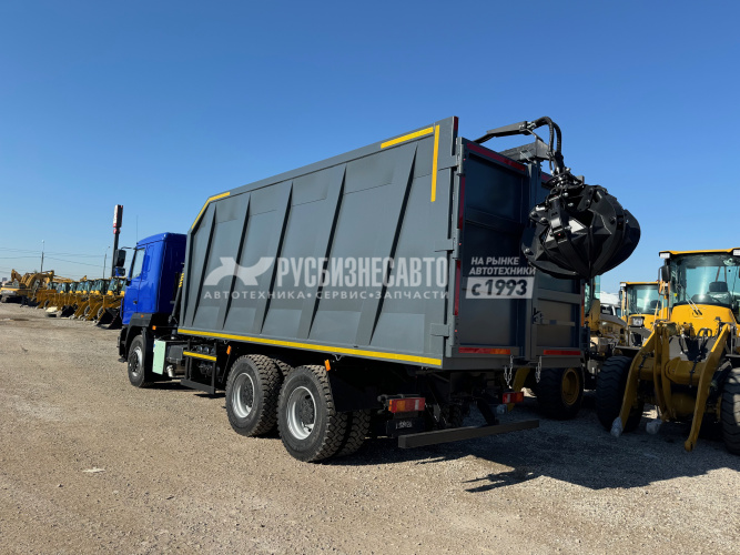 Купить КМУ Ломовоз МАЗ-631228-8575-012 (Евро-5), кузов 30 куб., КМУ Р97М, захват ГЛ-6М в компании Русбизнесавто - изображение 2