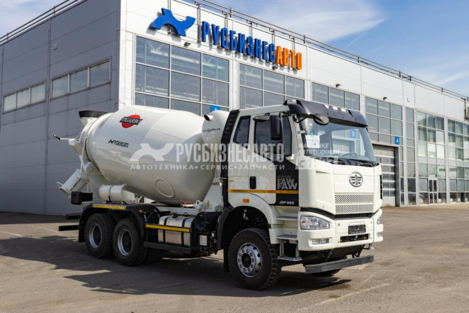 Купить Автобетоносмеситель 69366Р на шасси FAW CA3250 (Евро-5) 10м3 в компании Русбизнесавто - изображение 0