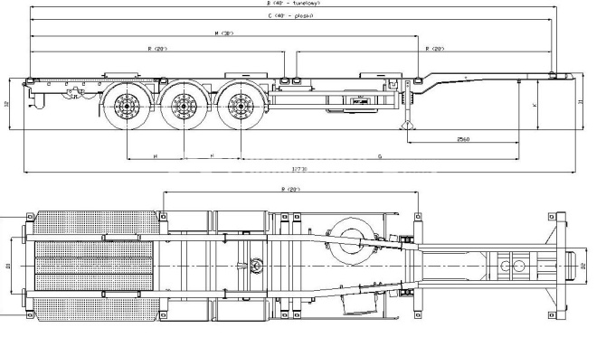 Купить Wielton NS 3 P40 (контейнеровоз 40 футов ССУ 1100 мм) в компании Русбизнесавто - изображение 1