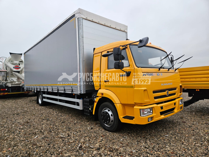 Купить КАМАЗ 4388-010-69 Бортовой автомобиль с каркасом и сдвижными шторами 8500*2550*2850 мм на базе 4308 в компании Русбизнесавто - изображение 4