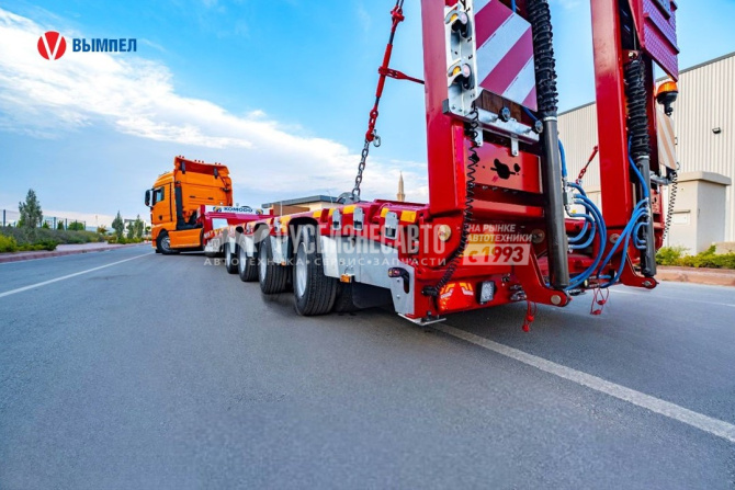 Купить Полуприцеп трал KOMODO KMD4L раздвижной 4 оси г/п 58 400 кг в компании Русбизнесавто - изображение 9