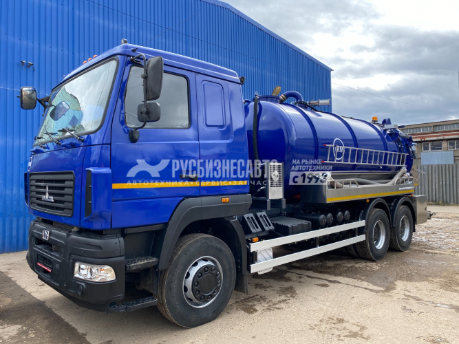 Купить ТКМ-630 (илосос МАЗ 6312С9-8575-012, 15м3+1,5м3 (ил/вода), насос 3300 м3/час, сист.гидроразмыва) в компании Русбизнесавто - изображение 0