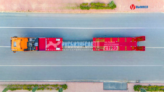 Купить Полуприцеп трал KOMODO KMD4L раздвижной 4 оси г/п 58 400 кг в компании Русбизнесавто - изображение 6