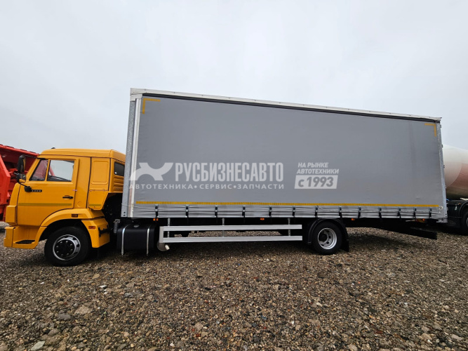 Купить КАМАЗ 4388-010-69 Бортовой автомобиль с каркасом и сдвижными шторами 8500*2550*2850 мм на базе 4308 в компании Русбизнесавто - изображение 8