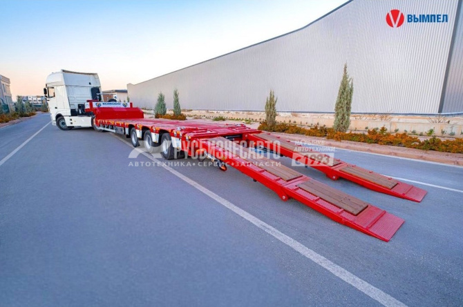 Купить Полуприцеп трал KOMODO KMD3L раздвижной 3 оси г/п 47 800 кг в компании Русбизнесавто - изображение 7
