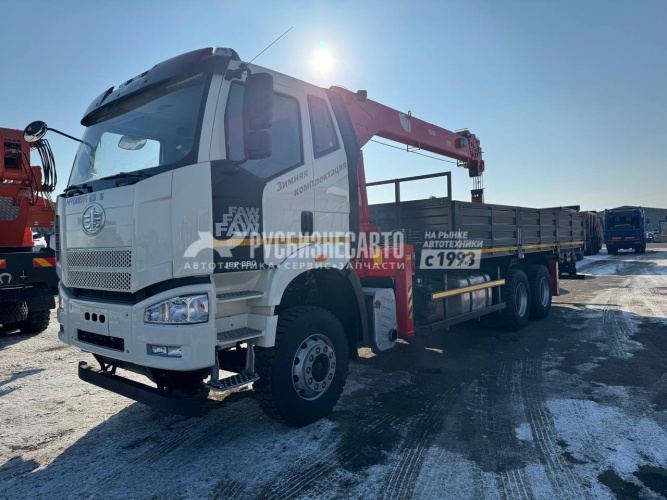 Купить КМУ FAW 3250 (6*4, 390л.с., Евро-5) + HANGLIM KS2305 верх.упр. + борт сталь 7,5м. РМЗ в компании Русбизнесавто - изображение 5