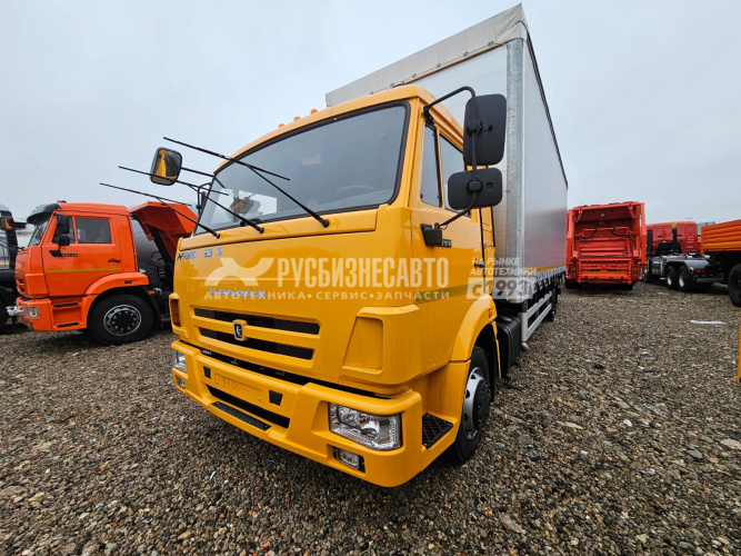 Купить КАМАЗ 4388-010-69 Бортовой автомобиль с каркасом и сдвижными шторами 8500*2550*2850 мм на базе 4308 в компании Русбизнесавто - изображение 9