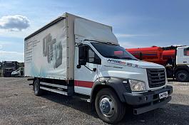 ГАЗОН NEXT (3010GD) штора с воротами б/у (2022 г.в., 156 990 км.) (2467)