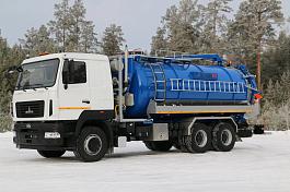 МВС-18+2 ГЕРКУЛЕС (ЗИМА) на шасси МАЗ-6312С9-8525-012 илососная Е-5 